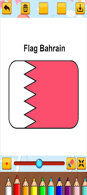 Coloring World Flags Screenshot 3