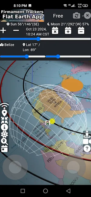 Flat Earth Firmament Trackers Screenshot 1