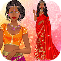 ❊ Indian Sari dress up ❊