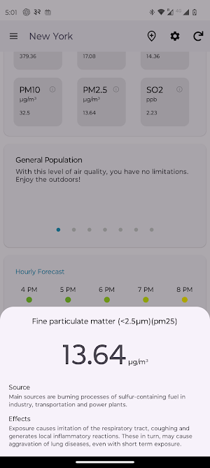 Air Quality Index & Forecast Screenshot 2