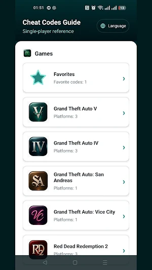 Cheat Codes GTA & RDR2 Screenshot 0