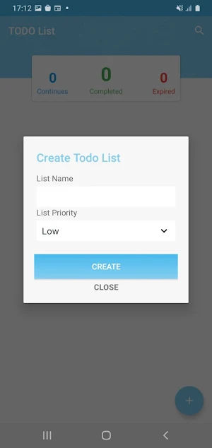 TODO List Screenshot 1