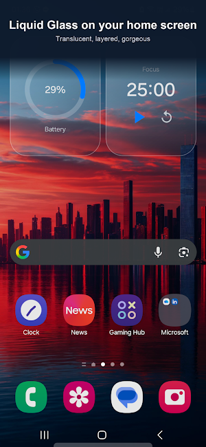 Aura Glass Widgets Screenshot 0