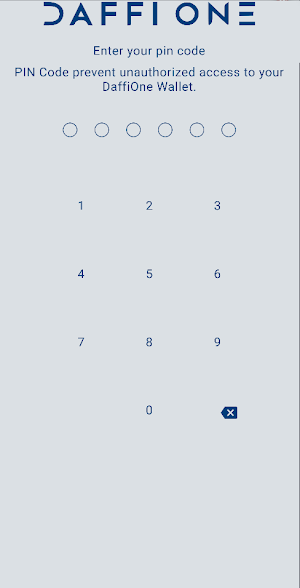 DaffiOne Wallet Screenshot 0