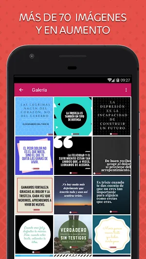 Palabras de Tristeza Profunda Screenshot 0