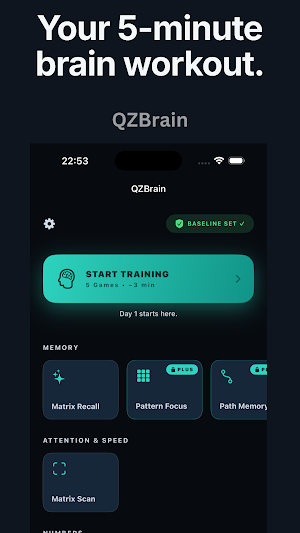 QZBrain: Brain Training Games Screenshot 0