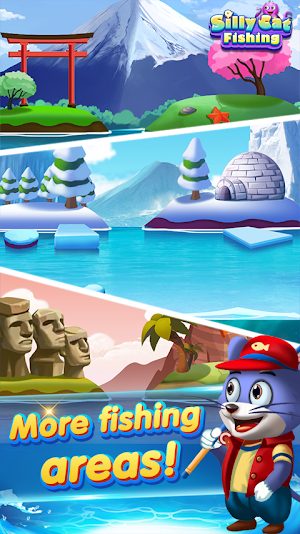 Cat Fishing—Silly Cat Game Screenshot 2