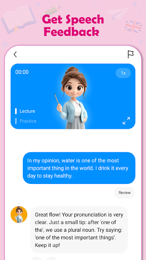 Bee Coach: AI English Speaking Screenshot 0