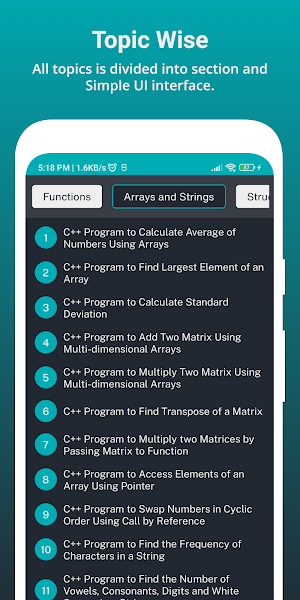 C++ Examples Screenshot 2