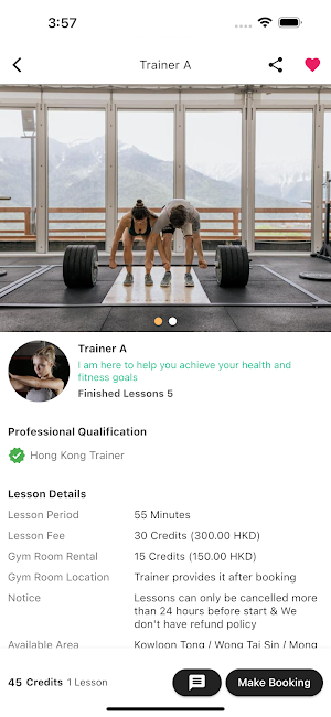 GoGetGym Fitness Trainer App Screenshot 1