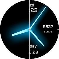 EY02 Blue Glow Watchface