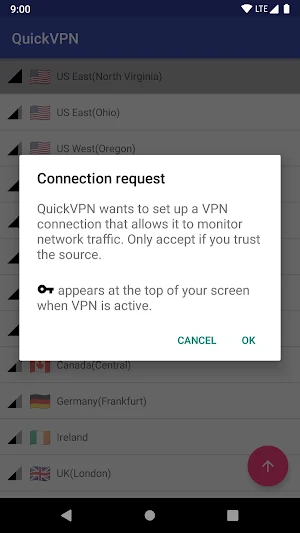 Quick VPN - Unlimited VPN Screenshot 1