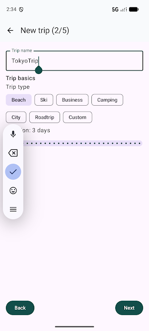PackOtter - Travel Packing Screenshot 2