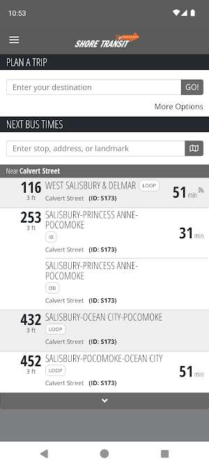 Shore Transit: Bus Tracker Screenshot 0