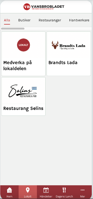 Vansbrobladet Screenshot 2