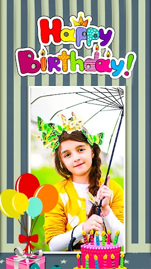 Birthday Photo Frame Maker App Screenshot 3