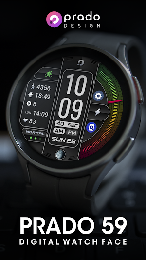 PRADO 59 Digital Watch Face Screenshot 0