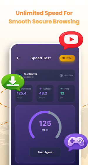 Moon VPN: Protect & Unblock Screenshot 2