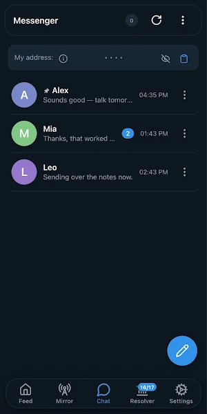 TheFeed: Private Feeds+Chat Screenshot 2