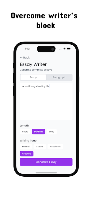 Essay Writer Screenshot 0