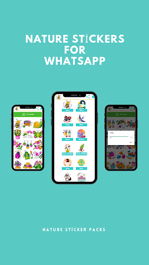 Nature Stickers For WhatsApp Screenshot 0