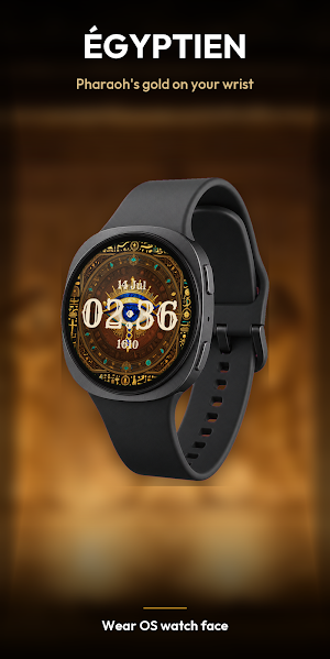Égyptien – Gold Watch Face Screenshot 0