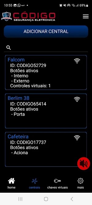 Código Segurança Eletrônica Screenshot 1