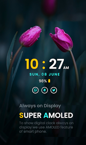 Always On Display-SUPER AMOLED Screenshot 0