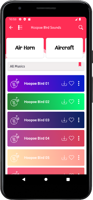 Hoopoe Bird Sounds Screenshot 1