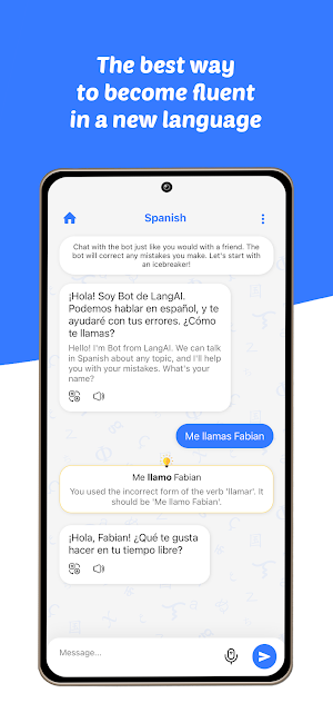 LangAI: AI Language Learning Screenshot 0