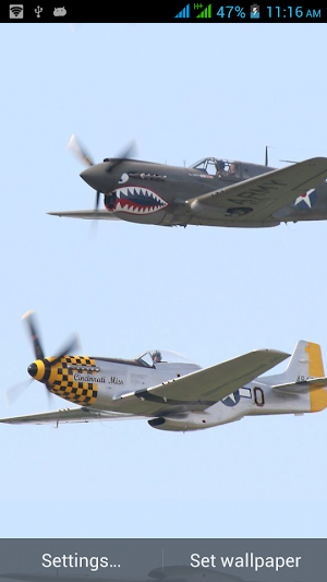 Air Fighter Live Wallpapers (Pro) Screenshot 1