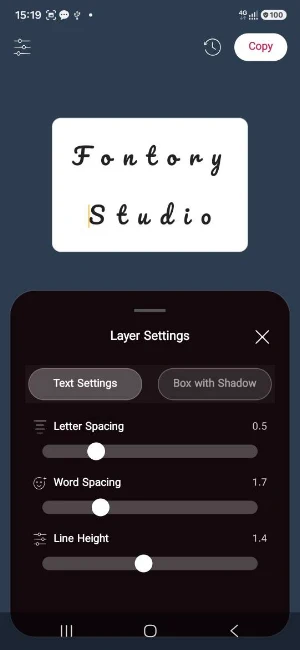 Fontory Studio Screenshot 0