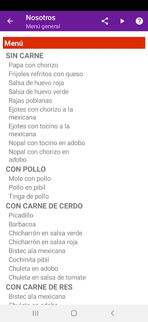 Banquetes de guisos Cruz & Gar Screenshot 2
