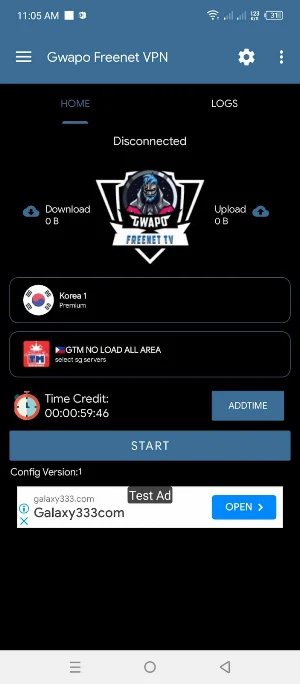 Gwapo Freenet VPN Screenshot 0