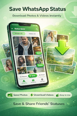 Status Saver Downloader 2026 Screenshot 0