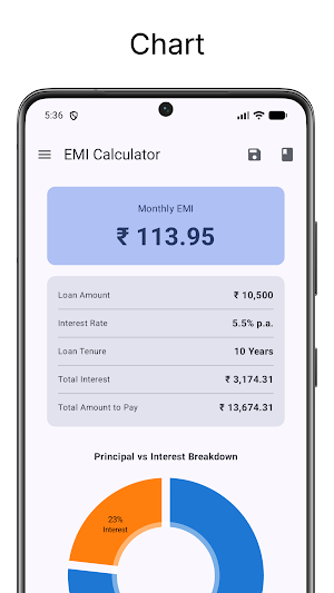 EMI Calculator Screenshot 3