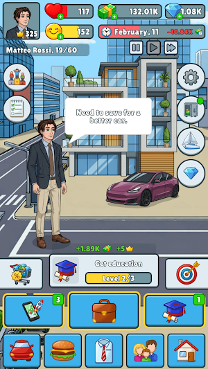 Life Simulator: Road to Riches Screenshot 3