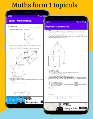 Mathematics: form 1-4 topicals Screenshot 0