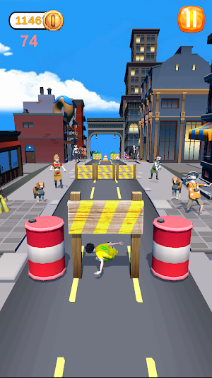 Kick And Run : Runner Game Screenshot 3