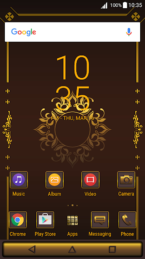 Golden Brown for XPERIA™ Screenshot 0