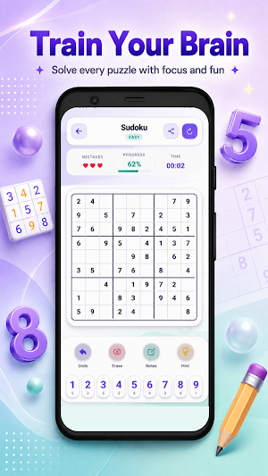 Sudoku - Classic Puzzle Game Screenshot 1