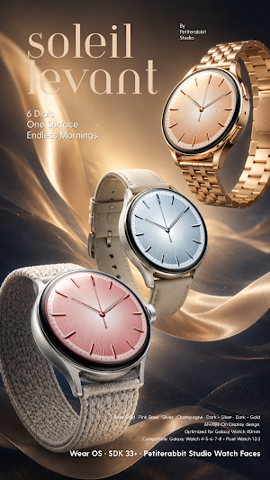 SOLEIL LEVANT - Watch Face Screenshot 0