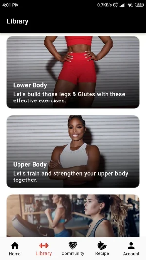 Raw Fitness App Screenshot 2