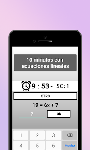 10 Minutos con Ecuaciones Line Screenshot 2