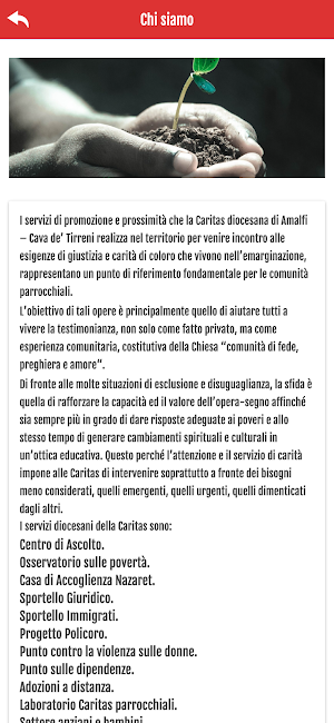 Caritas Amalfi - Cava Screenshot 2