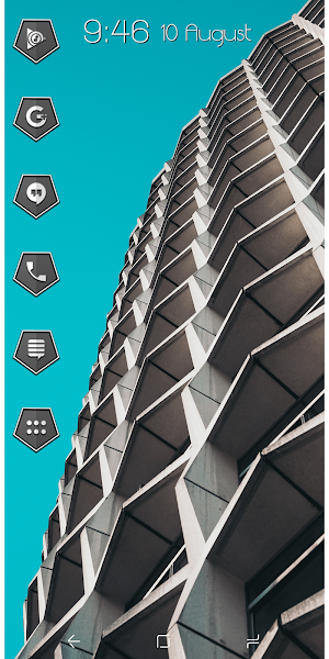 Coastal Stormy Gray Icon Pack Screenshot 1