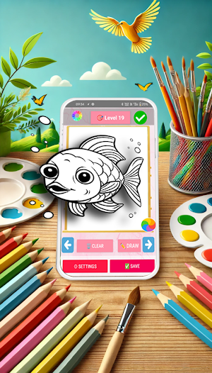 Fish Magic Coloring Screenshot 3
