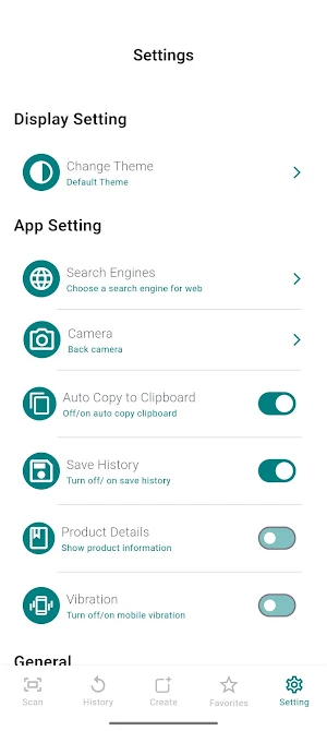 QR Code Scanner Create QR Code Screenshot 3