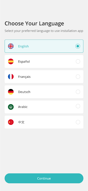 FFC Pro2 Installation App Screenshot 1