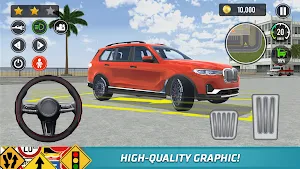 Real Car Driving Academy Game Screenshot 1
